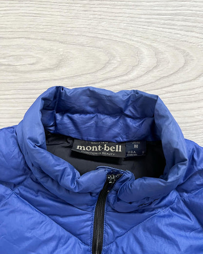 Montbell Vintage Diamond Stitch Down Puffer Jacket - Size S