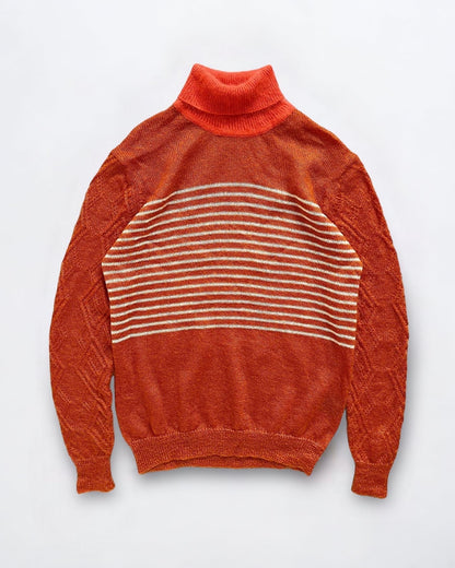 Diet Butcher Slim Skin AW2015 Multi-Pattern Mohair Turtleneck - Size S