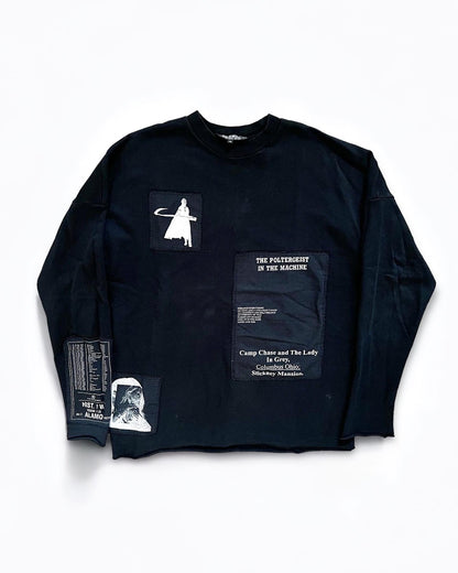 Raf Simons AW2005 Poltergeist ‘History Of My World’ Patch Sweater