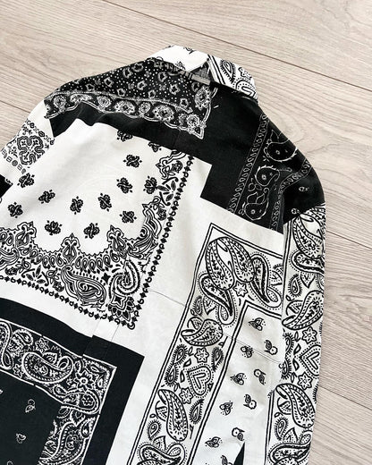 Maison Martin Margiela SS2012 Paisley Patchwork Layered Shirt - Size M