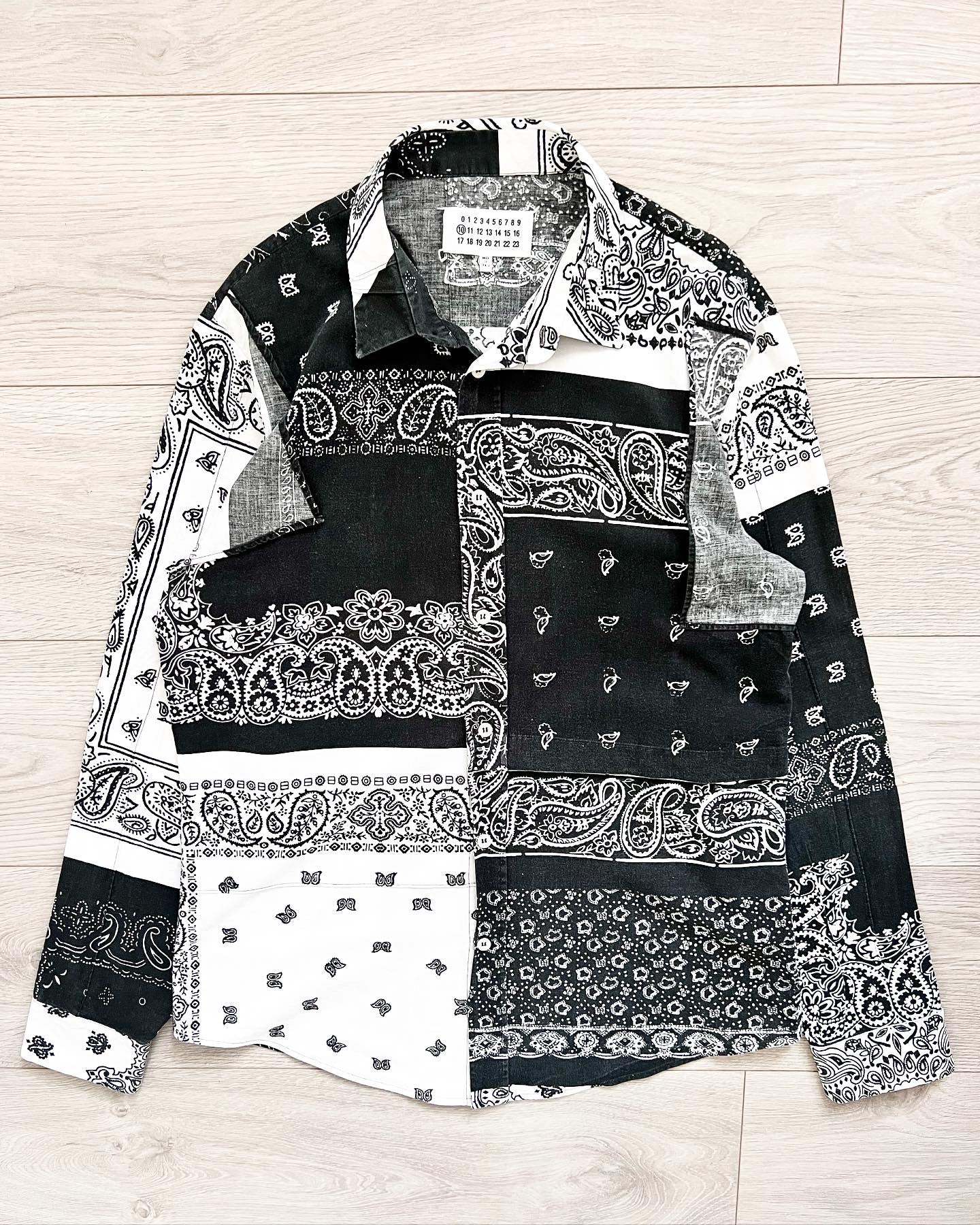 Maison Martin Margiela SS2012 Paisley Patchwork Layered Shirt