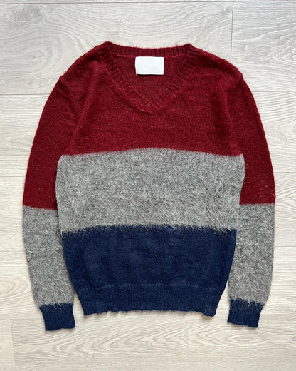 Urban Research Colour Block Mohair Sweater - Size S