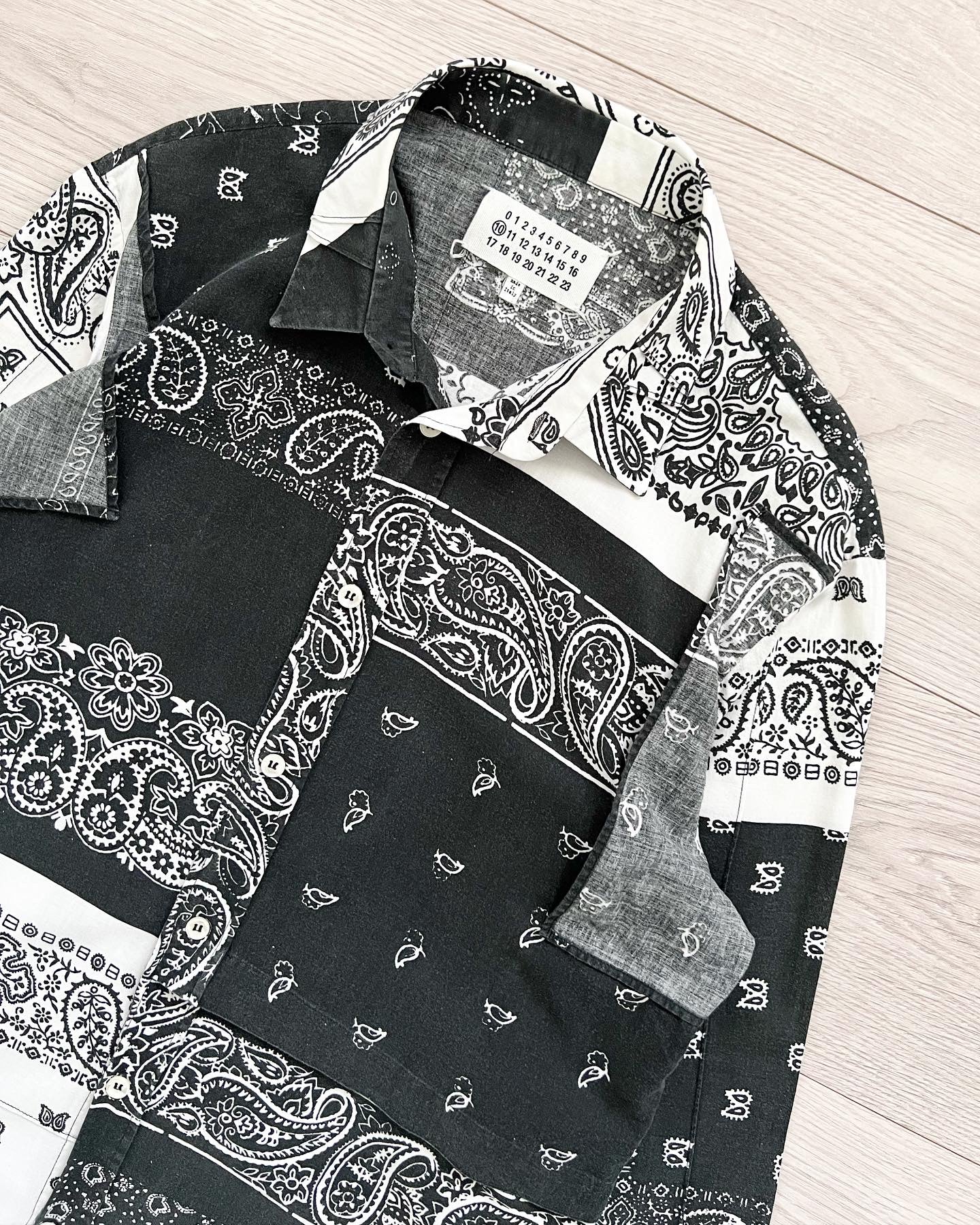 Maison Martin Margiela SS2012 Paisley Patchwork Layered Shirt