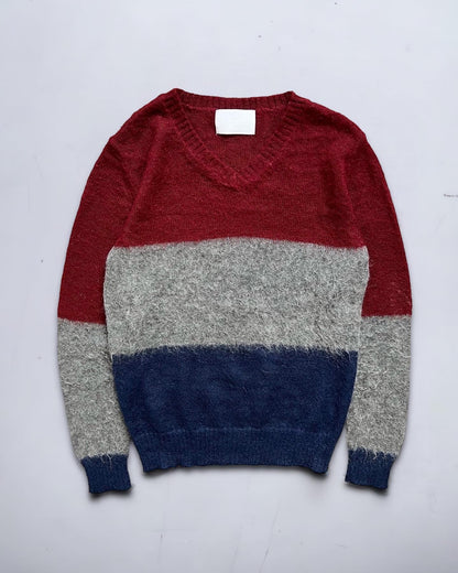 Urban Research Colour Block Mohair Sweater - Size S