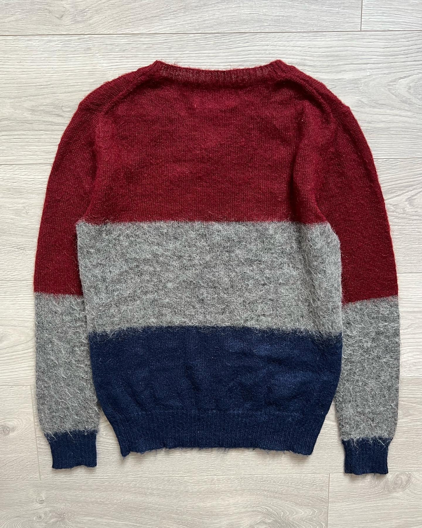 Urban Research Colour Block Mohair Sweater - Size S