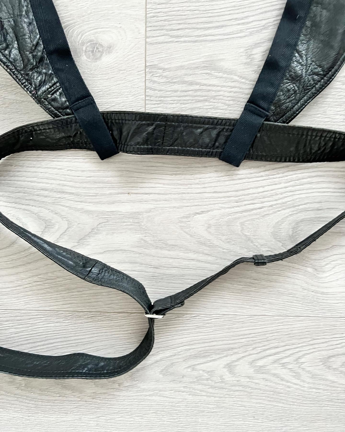 Maison Martin Margiela 1990s Artisanal Leather Harness - One Size